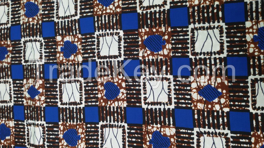 African real wax printed cloth