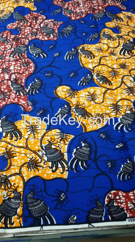 African real/imitation wax printed cloth