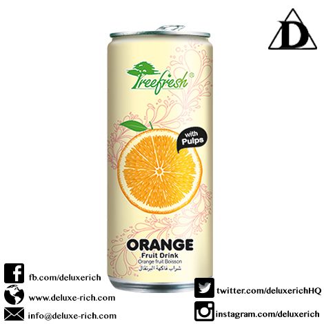 Orange Juice Drink With Pulp