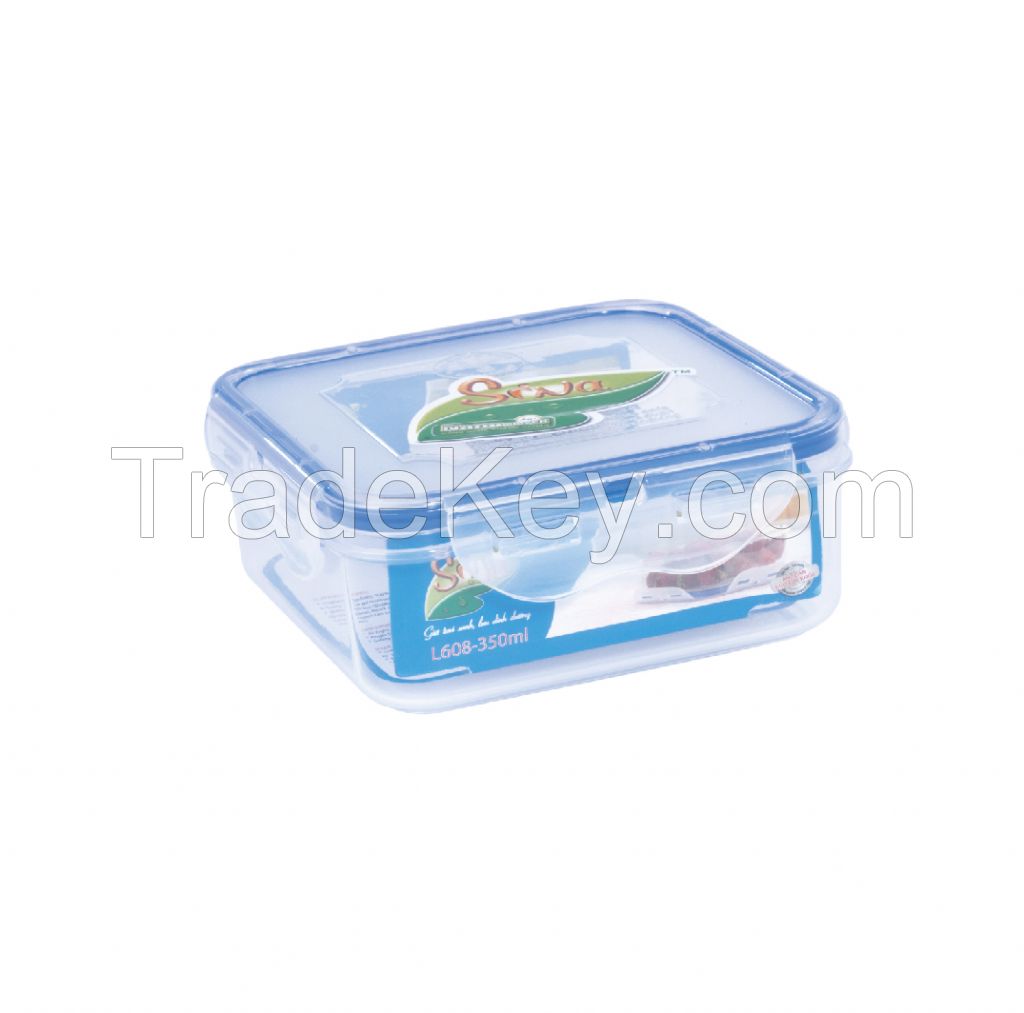 PP Food Grade Airtight Microwave Square Plastic Food Storage Container