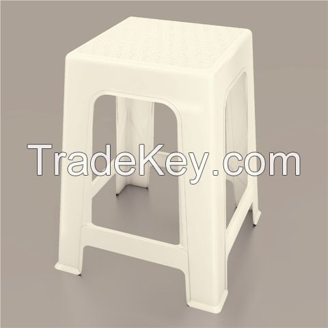 Plastic chair osaka high stool F1020 white
