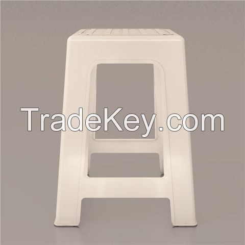 Plastic chair net high stool F175 White