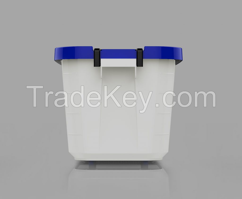 Plastic multi-purpose Container No.B1066 White- Blue