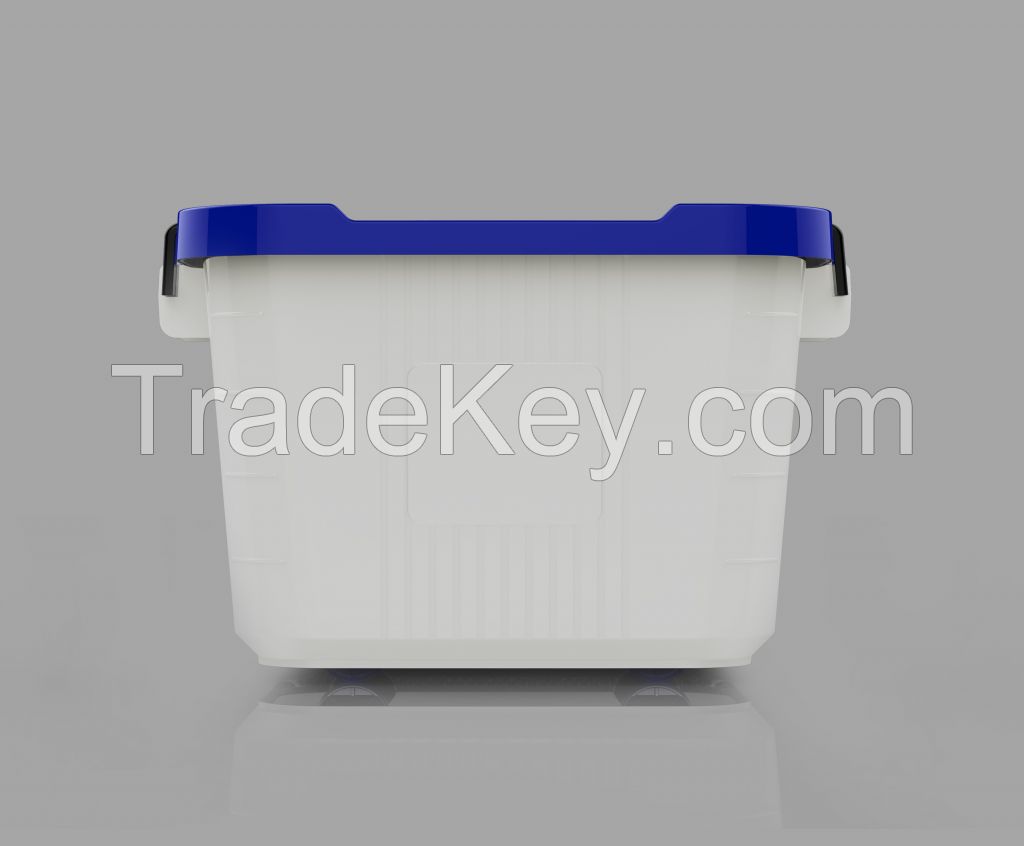 Plastic multi-purpose Container No.B1066 White- Blue