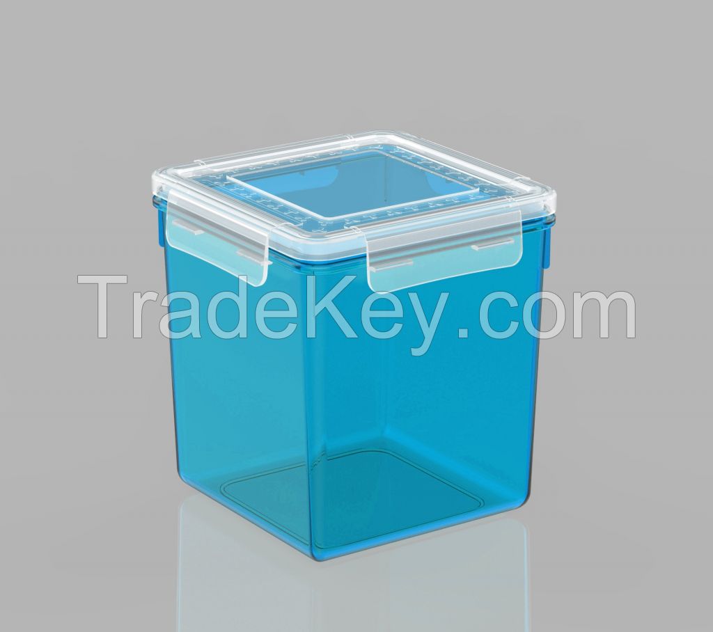 Best useful plastic food storage container Sina L1186 Dark Sky Blue