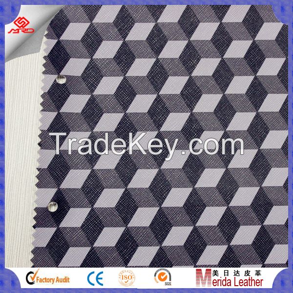 Guangzhou high quality embossed pvc leather for sofa , bag car seat , shoe ect