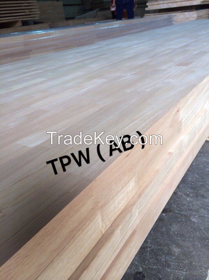 Cheap rubberwood panels from Vietnam
