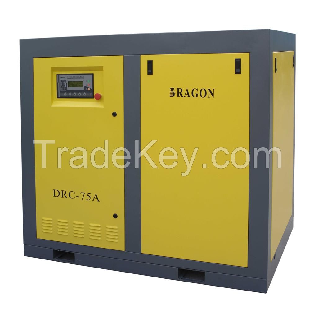 stationary oil free screw air compressor by Dragon