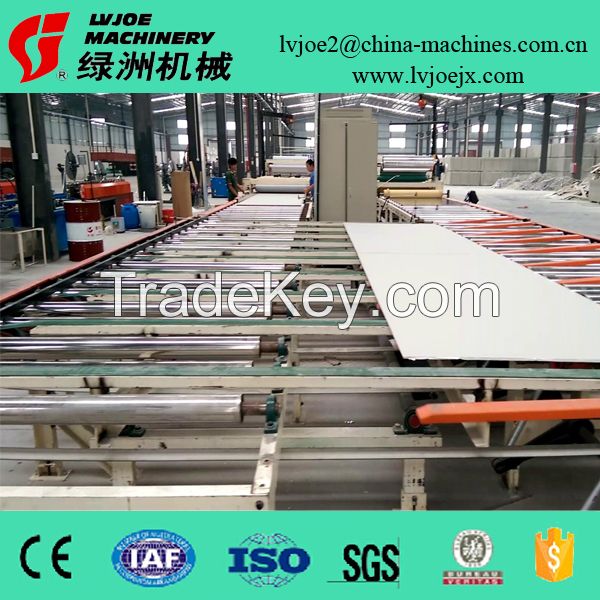 High Automatic Gypsum Ceiling Board PVC Laminating Machine