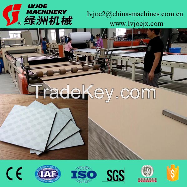 Gypsum PVC Laminated Ceiling Tile Making Machine/Production Line