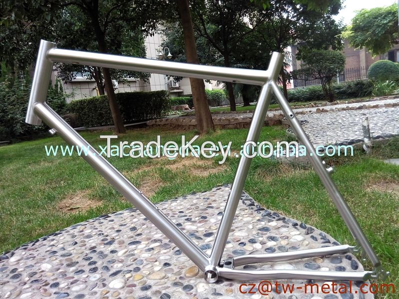 Titanium mountain bicycle frame customized Ti mtb bike frame with breeze dropouts