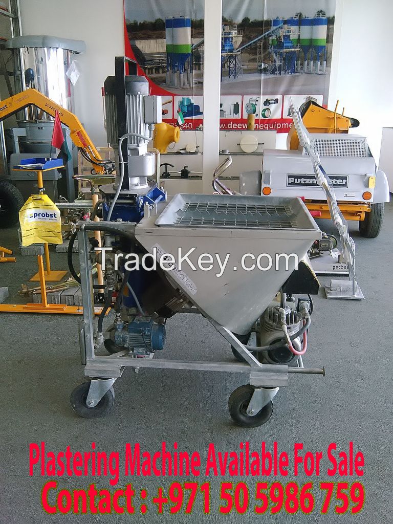 0505986759-Used Plastering machine for sale