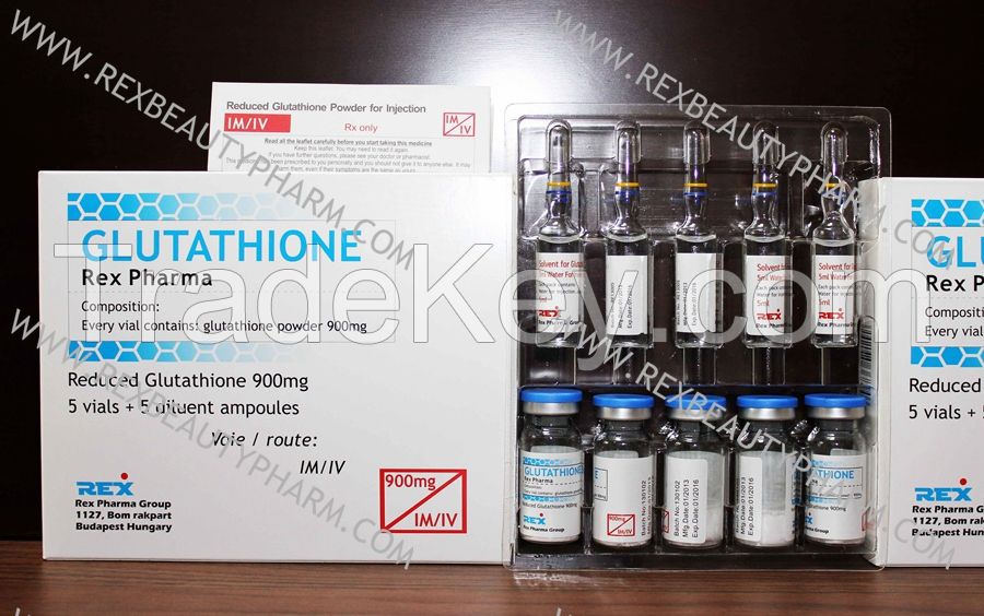 Glutathione 900mg Injection(lyophilized powder glutathione)/ Skin Whitening Injectables &amp;Anti-acne