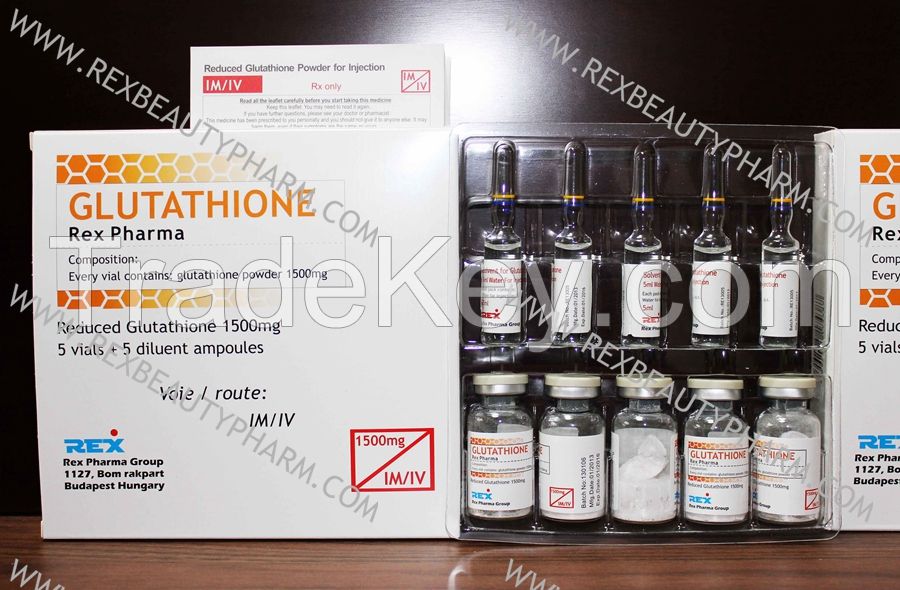 GSH Glutathione 1500mg Injection(Freeze-dried powder glutathione) GMP&amp;CTD Dosseris Available