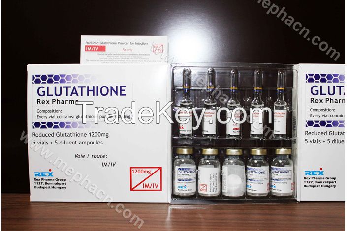 GSH Advanced Glutathione1200mg Injectable&Capsules for Skin Whitening&Acne with Extra detox strength
