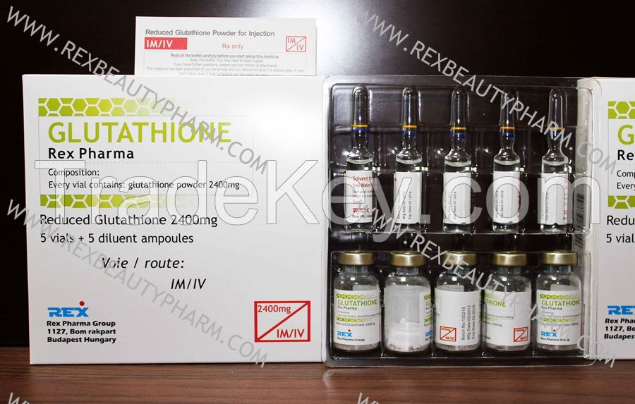 Skin Brightening Glutathione 2400mg Lyophilized Powder Injection Super Whitening &Big Specification Glutathione