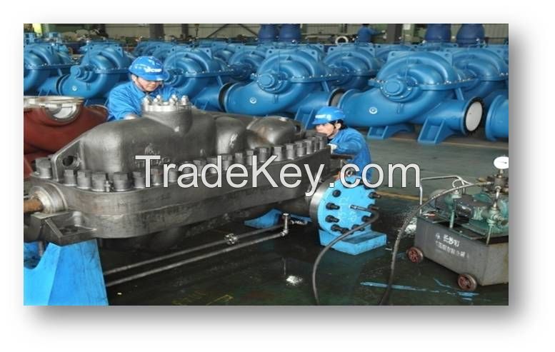 API610 BB3 Multistage heavy duty axially split casing centrifugal pump