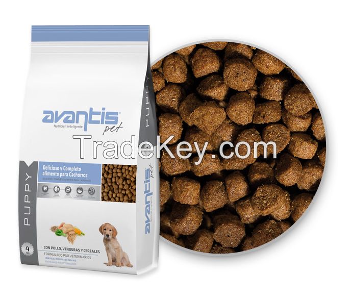AvantisPet Puppy pet food for puppies with chicken