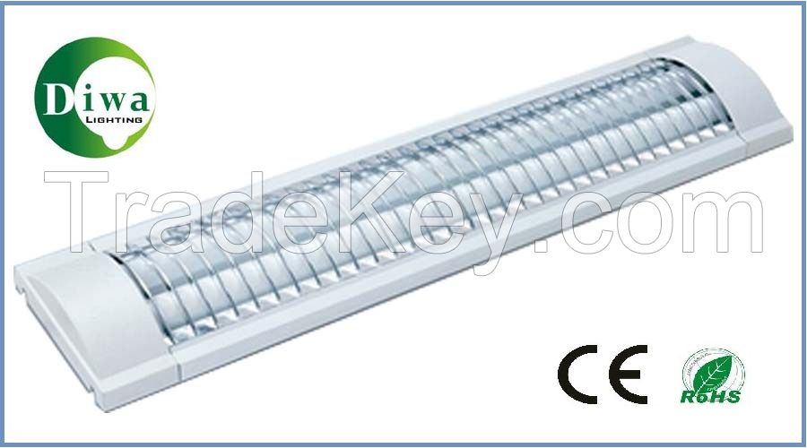 T8 fluorescent lamp with grille 18W/36W