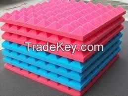 Self adhesive Pyramid Shaped sound absorption Acoustic Foam Panel