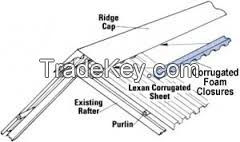 High Density Rainproof Windproof Colorbond Sealing Foam Closures