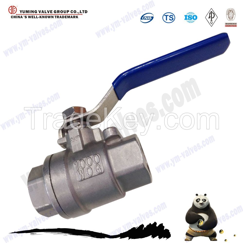 cf8m cf8 stainless steel 304/316 ball valve for water 