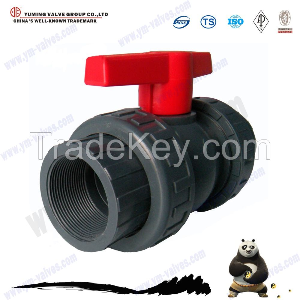 high quality true union PVC ball valve