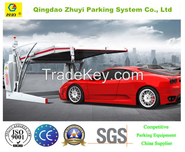 Good Quality Two Post Tilting Car Parking Lift