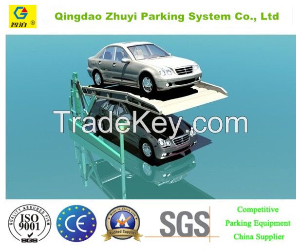 Good Quality Two Post Tilting Car Parking Lift