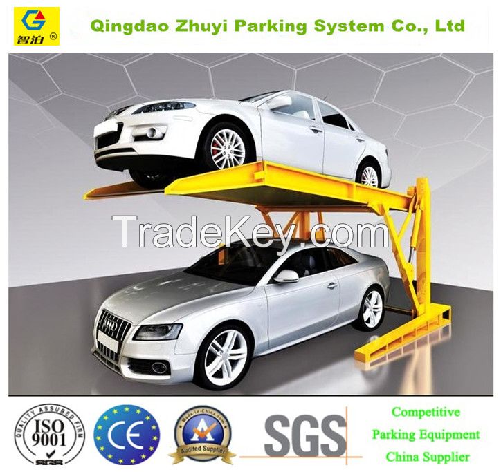 Good Quality Two Post Tilting Car Parking Lift