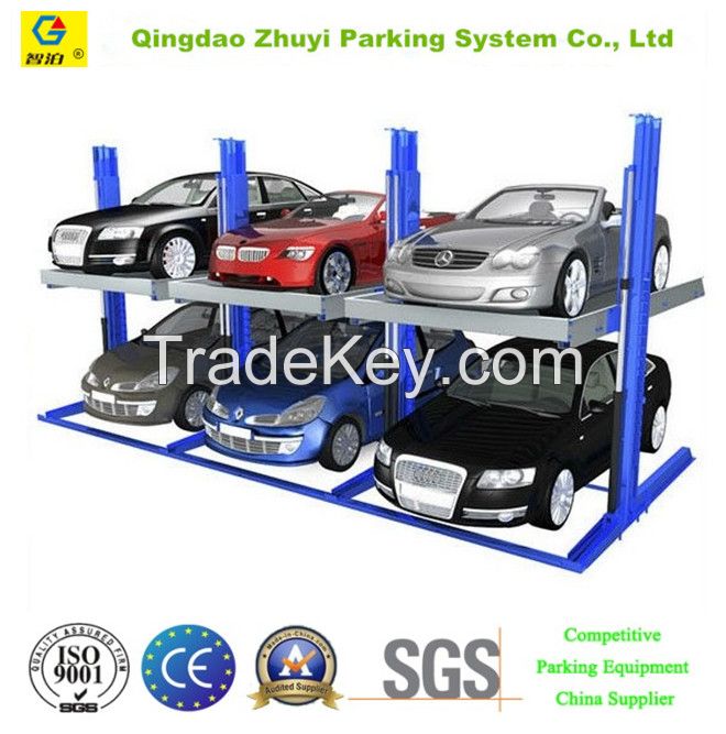 two post car parking lift with CE