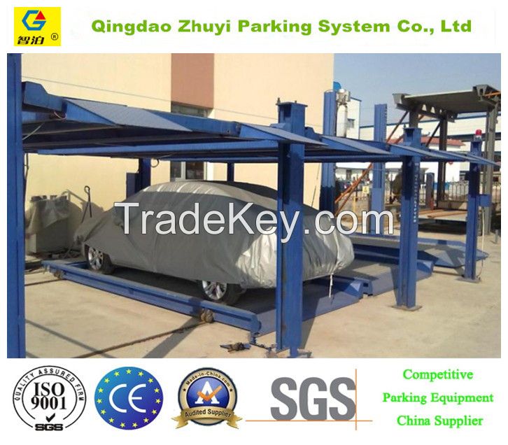 Hydraulic Four Post Car Parking Lift for Home Use