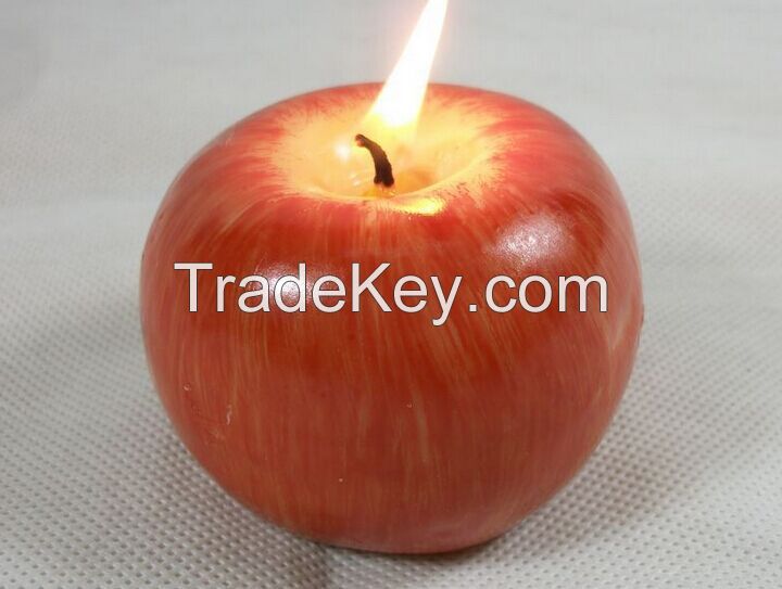 Decorative Fruit Shape Candle,Fully refined paraffin wax 