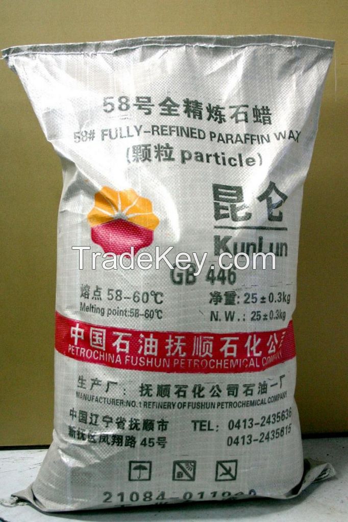 Fully Refined Paraffin Wax 58/60 for Candle Making