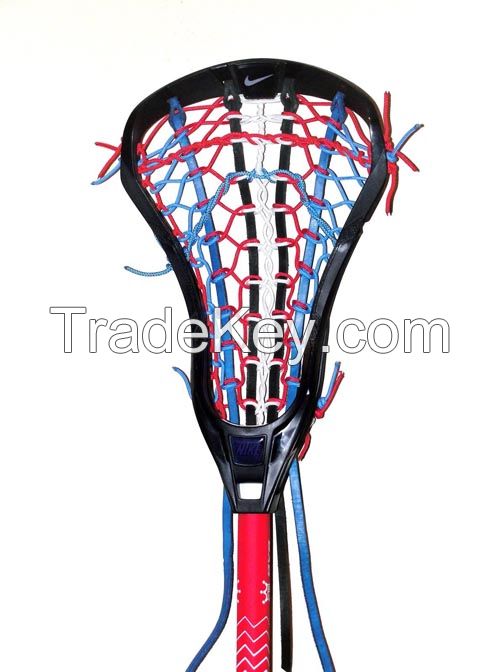 Women's Custom StrungDyed Lacrosse Stick-Nike Arise Black Head-Brine DV8 Shaft 