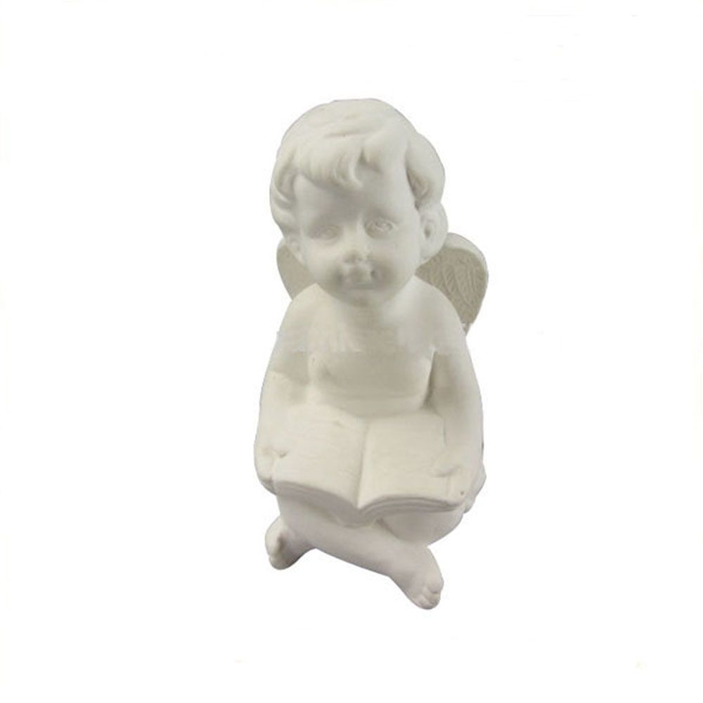 Mini White Porcelain Angel Ornament Series Lovely Christmas Decoration 