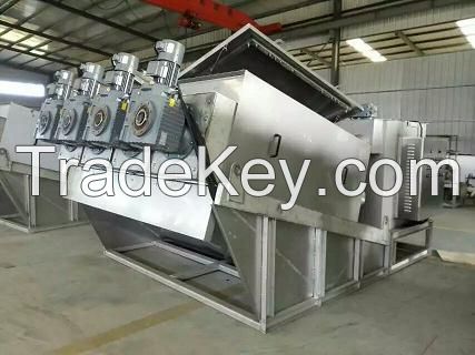 High Quality SS Dewatering Machine For Saughter Wastewater Treatment