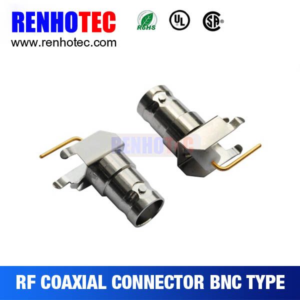 50ohm bnc jack female connector, bnc adapter, R/A bnc connector