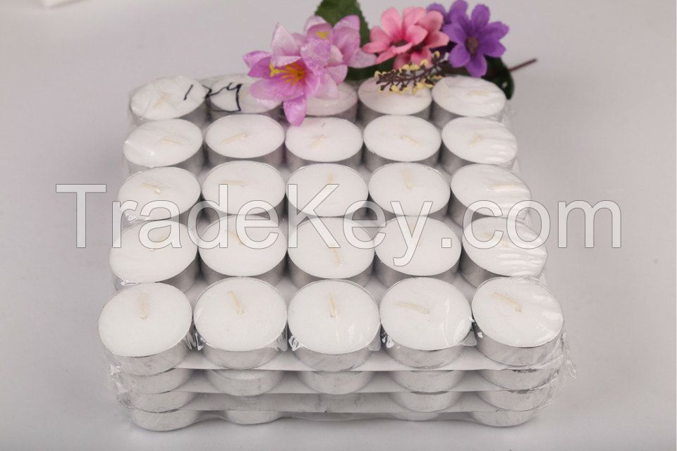 8g -Plain White Tealight Candles