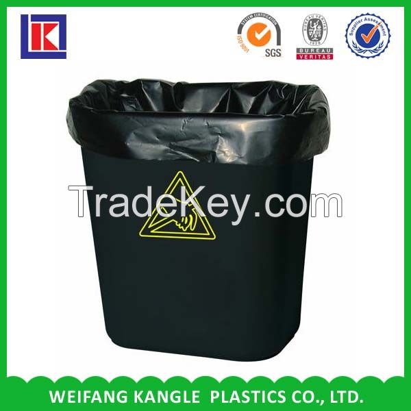 plastic star sealed bottom can liner 