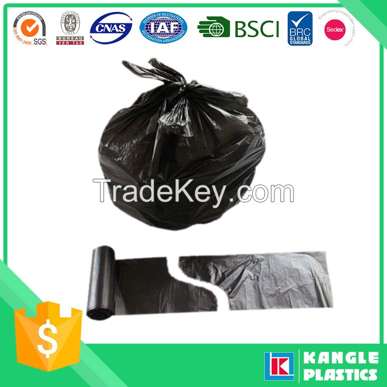 HDPE star sealed bottom garbage bag on roll