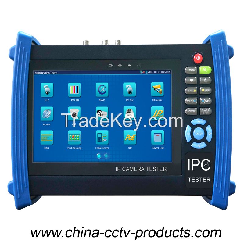 7'' Cvi, Tvi, Ahd All in One CCTV Tester (IPCT8600HDA)