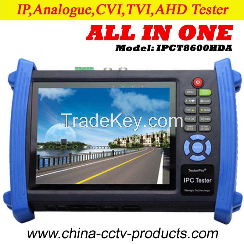 7'' Cvi, Tvi, Ahd All in One CCTV Tester (IPCT8600HDA)