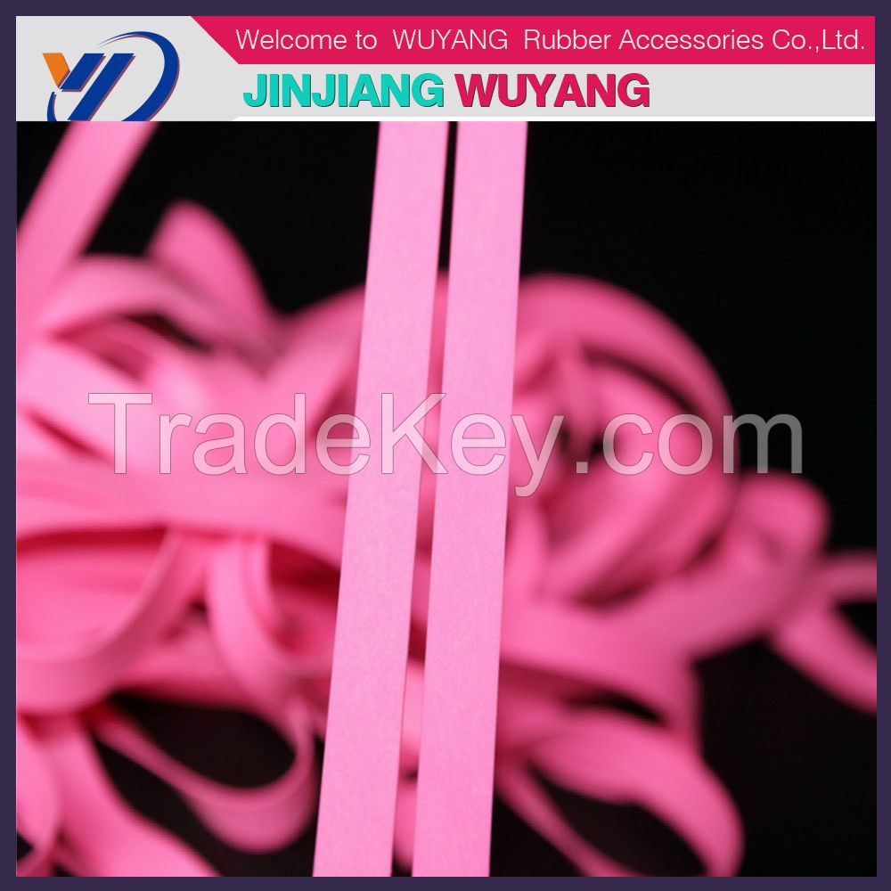 2016 Colorful natural rubber tape for women swimwear made in china