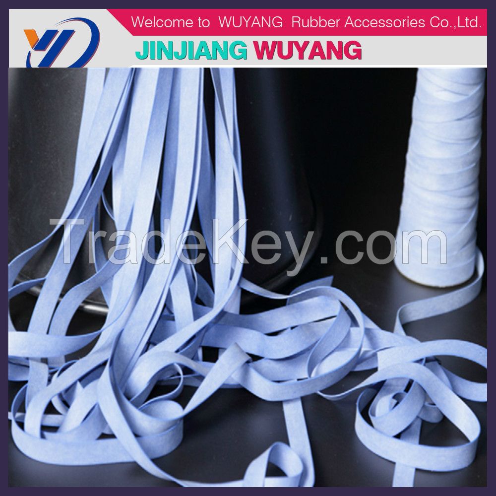 2016 specifical natural rubber tape for women swimwear made in china