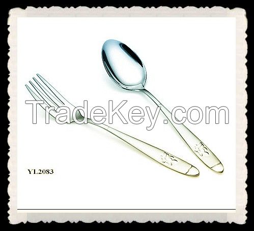 Stainless Steel Spoon and Fork Set