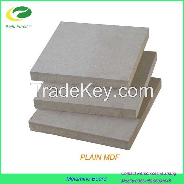 Plain MDF/raw mdf/fibreboards supplier