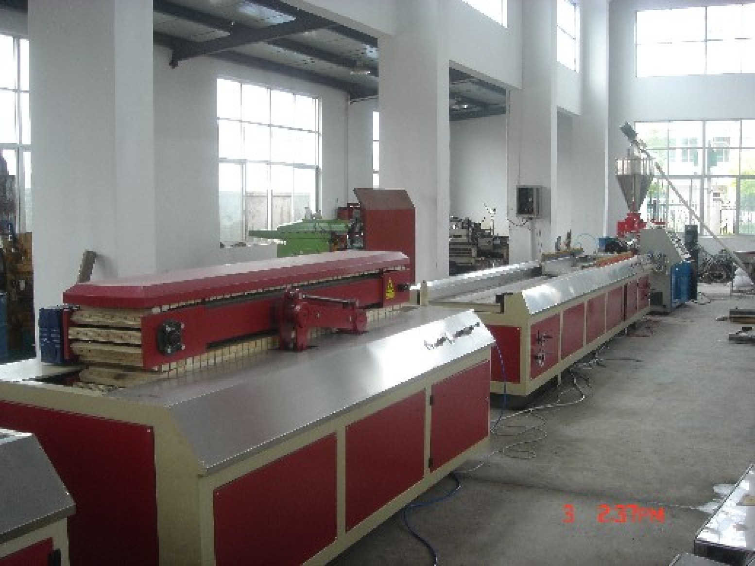 PVC wide Door Plate Extruding Production Line