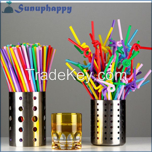 High quality new design custom 26cm DIY PVC drinking straw