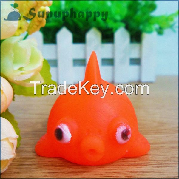 Wholesale custom vinyl animal shape toy for baby